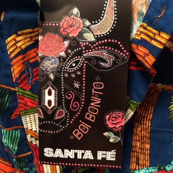 NWT Farm Rio Folk Party Belted Romper - Picture 7 of 7